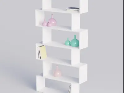 LETTO shelving Free low-poly 3D model