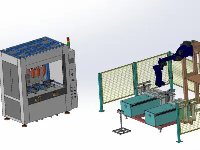 Ultrasonic welding machine Assembly 3D model
