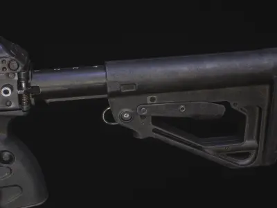 AK 12 Low-poly 3D model