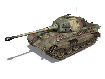 Panzerkampfwagen VI - Ausf B - Tiger II 3D model