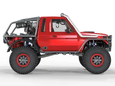 Toyota Land Cruiser S71 Rally Edition Pro Deluxe 2005 3D model