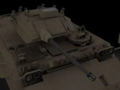 FNSS M113A4 Low-poly 3D model