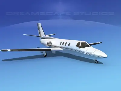 Cessna 500 Citation I V08 3D model