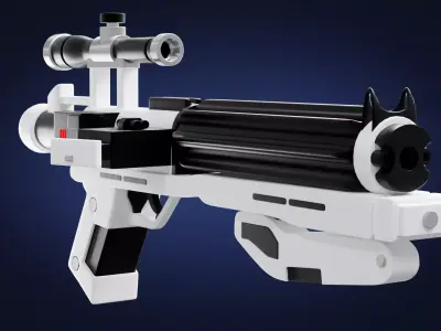 First Order Stormtrooper Blaster 3D model