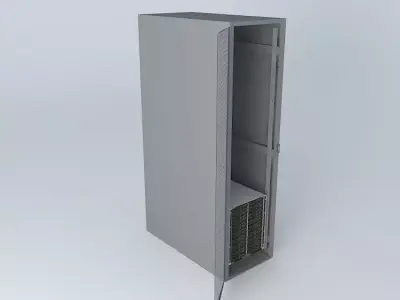 Huawei Cabinet with E9000 Server Hosting Platform Free 3D model