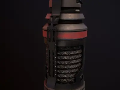 Grenade star wars helmet 3D model