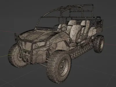 Polaris MRZR 4 3D model