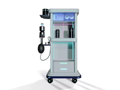 Futuristic Anesthesia Machine 3D model