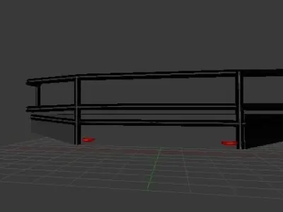 Fab Fours Black Steel Elite Bumper with Full Guard Free 3D model