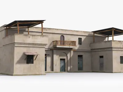 Arab xx23 Low-poly 3D model