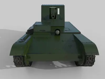 Su-26 russian tank 3D model
