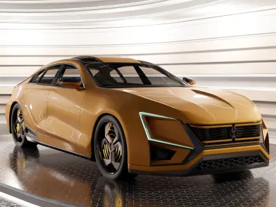 concept car Free 3D model