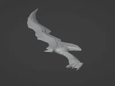 3D model Kris Edge from Lineage2 Game 3D print 3D print model