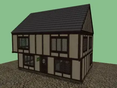 Tudor tavern 3D model