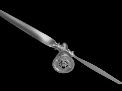 AB star-shaped engine reducer 3D print model