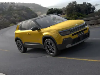 Jeep Avenger Yellow 3D model