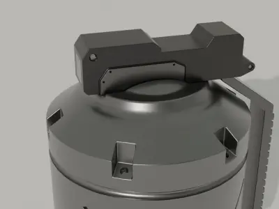 Sci Fi Grenade  Low-poly 3D model