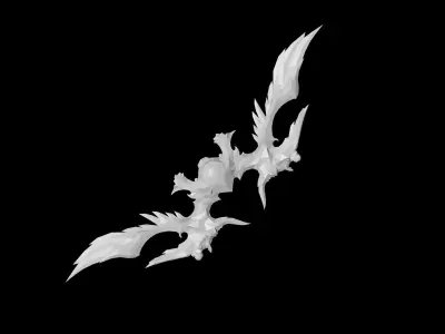 Regalia Bow Low-poly 3D model