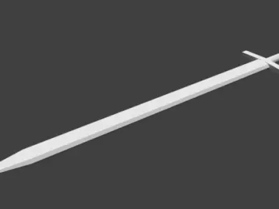 Colection of swords Free low-poly 3D model