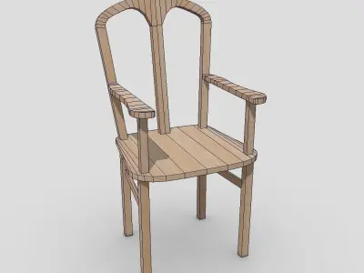 CC0 - Chair 8 Free low-poly 3D model