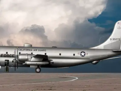 Boeing KC-97L Stratofreighter 3D model