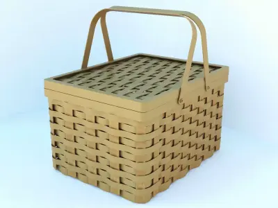 Basket 3D model get
