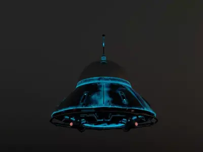 UFO saucer 3D model