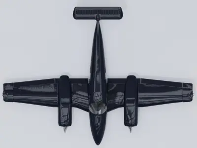 Piper PA-44 Seminole Blender 3D model