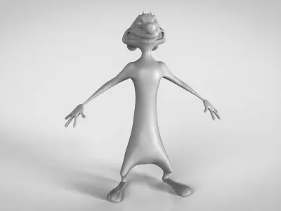 timon cartoon character Free 3D model