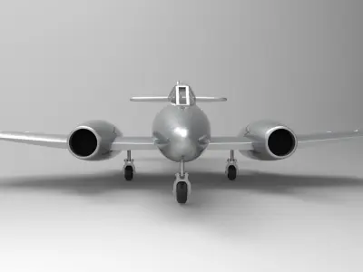 gloster meteor clasic 3D model