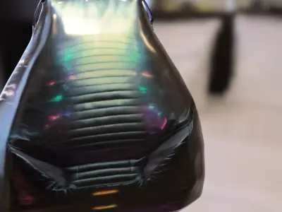 Holographic Gaming Bean Bag Chair Low-poly 3D model