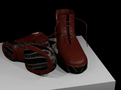 Shoes Low-poly 3D model