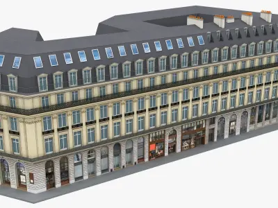 Opera Palais Garnier House Area Building Paris 3D model