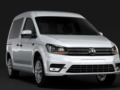 Volkswagen Caddy 2018 3D model