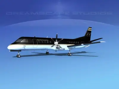 SAAB 2000 Executive Connection 3D model