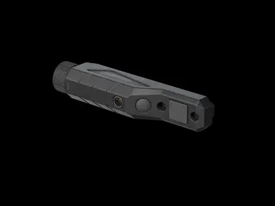 Defentac M-lok Flashlight Low-poly 3D model