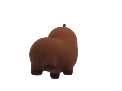 Capybara Character 3D model