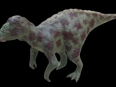 Iguanodon Dinosaur Low-poly 3D model