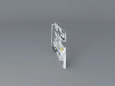 Guitar bridges Free 3D model