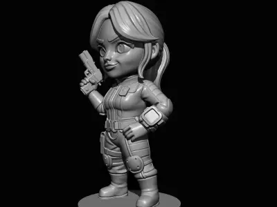 Lucy MacLean  Fallout 3D print model