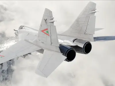 Mig 29 Low-poly 3D model