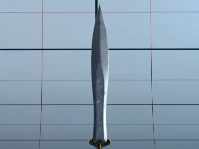 Sword 5 PBR 3D model