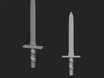 Weapons Collection IMM Brush Pack in One 15 3D model