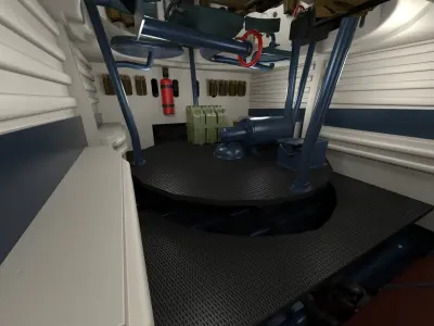 Fully built Panzer Tiger Tank Late 1944 v2 w interior and engine 3D model