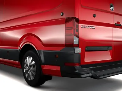 WV Crafter Van L3H2 2017 3D model