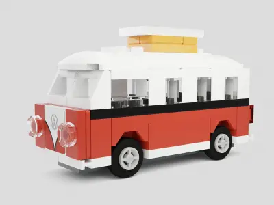 LEGO CREATOR VW T1 Campervan 40079 Free 3D model