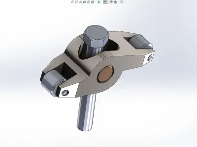 Rocket arm - Solidworks 3D model