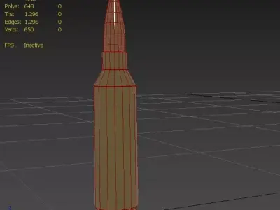 671 Phantom Ammo Low-poly 3D model