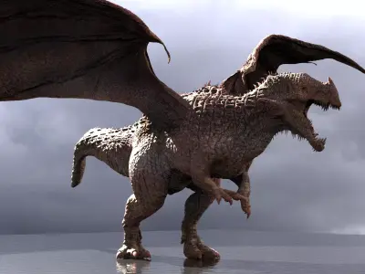 Viking Dragon 3D model