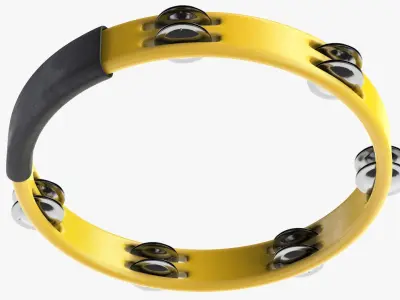 Tambourine 1 3D model